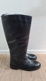 H&M premium zwart leer leren knie laars 39, Ophalen, Nieuw, Zwart, Hoge laarzen