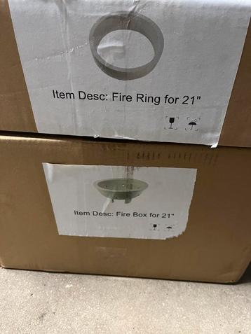 Kamado vuurschaal en vuurring 21 inch (binnenpot) beschikbaar voor biedingen