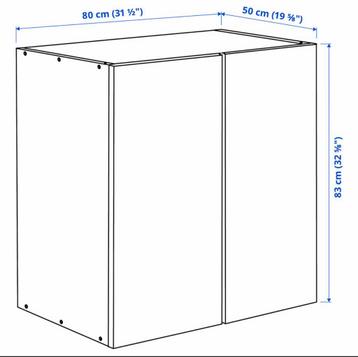 2x Ikea Ivar kasten 80x50x83 - afbeelding 2