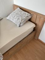 Steigerhouten bed 200 100, Ophalen, Zo goed als nieuw, Eenpersoons