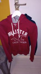 Damesvest, maat S Hollister rood  met rits, Ophalen, Zo goed als nieuw, Rood