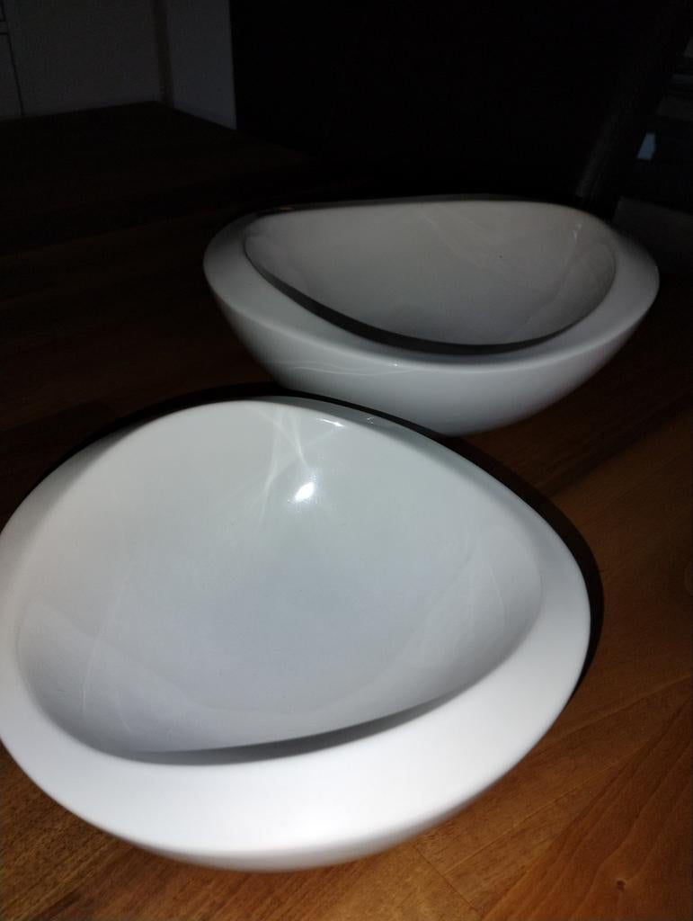 2 mooie  schalen voor evt fruit of groente, Ophalen of Verzenden, Glas, Overige stijlen, Schaal of Schalen