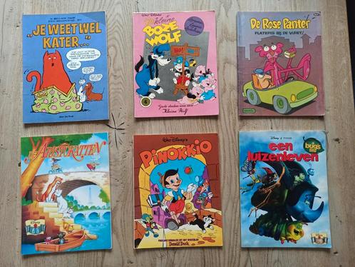 Diverse stripboeken animatie Pinokkio Jan Jans Rose Panter, Boeken, Strips | Comics, Gelezen, Meerdere comics, Europa, Ophalen of Verzenden