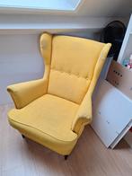 Ikea Strandmon fauteuil - Geel, Huis en Inrichting, Fauteuils, Ophalen, 75 tot 100 cm, 50 tot 75 cm