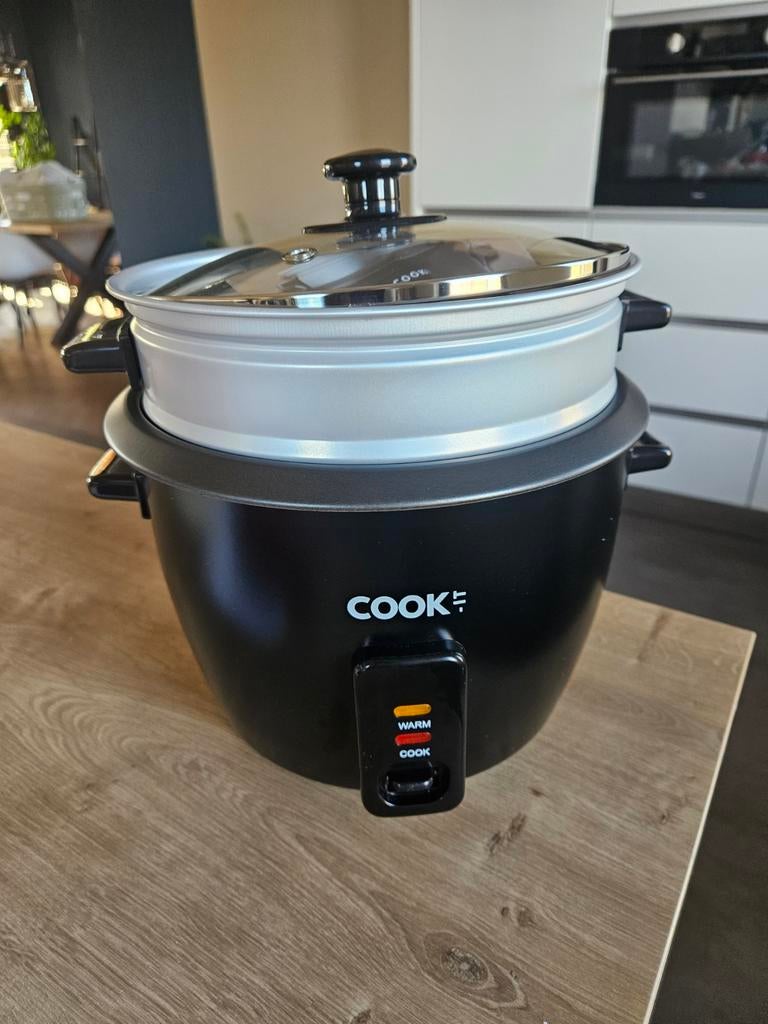 Cook-it Rijstkoker met Stomer - 1.5 Liter (nieuw), Ophalen of Verzenden, Nieuw