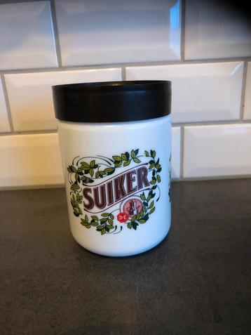 Vintage Douwe Egberts Suikerpot jaren 70 beschikbaar voor biedingen