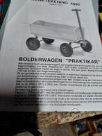 Bouwtekening Bolderkar, Ophalen of Verzenden