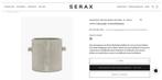 Serax, 27cm cementen pot, Ophalen, Overige materialen, Rond, Zo goed als nieuw