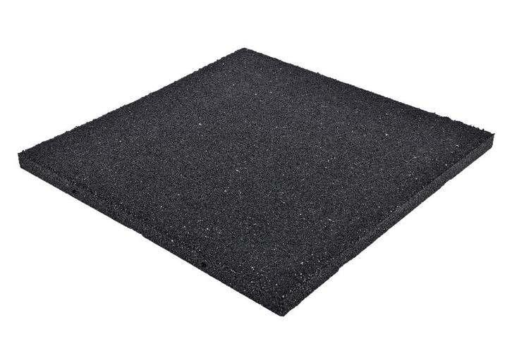 Zwarte Rubber Tuin / Balkon / Terras Tegels. 50 x 50 x 2.5cm, Tuin en Terras, Tegels en Klinkers, Nieuw, Terrastegels, Rubber