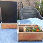 Coca-Cola houten tafel kratje, menukaart, Ophalen of Verzenden