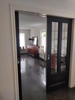 Glas in lood schuifdeuren, Ophalen, Gebruikt, 80 tot 100 cm, Glas