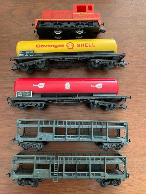 Lima modeltreinen met locomotief, Hobby en Vrije tijd, Modeltreinen | H0, Gebruikt, Treinset, Gelijkstroom, Lima, Ophalen of Verzenden
