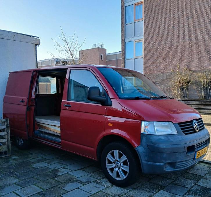 Volkswagen Transporter Bestel 2.5 TDI 96KW 1.0 AUT 2006, Auto's, Bestelauto's, Particulier, ABS, Achteruitrijcamera, Airbags, Airconditioning