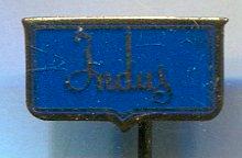 INDUS blauw op koper horloges speldje ( W_117 ), Verzamelen, Speldjes, Pins en Buttons, Zo goed als nieuw, Speldje of Pin, Merk