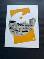 Joost Swarte zeefdruk gesigneerd Het Raadsel 663/750 (1978), Ophalen, 1960 tot 1980, Zo goed als nieuw
