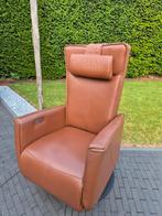Sta op stoel prominent lederen elektrische draaifauteuil, Huis en Inrichting, Stoelen, Ophalen of Verzenden, Zo goed als nieuw
