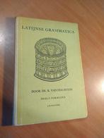 Heyde, Dr. K van der.	Latijnse grammatica. Deel 1: vormleer, Gelezen, Ophalen of Verzenden, Alpha