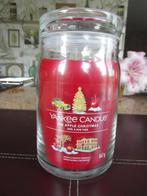 YANKEE CANDLE geurkaars  "BIG APPLE CHRISTMAS" Large Jar, Overige materialen, Nieuw, Ophalen of Verzenden, Kaars