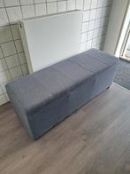 Grijze halbank / opbergbank /poef, Huis en Inrichting, Ophalen, Minder dan 50 cm, Zo goed als nieuw, 100 tot 125 cm