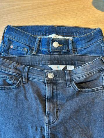 2x H&M slim fit jeans maat 146 beschikbaar voor biedingen