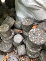 Ronde retro betonstenen. Gratis., Tuin en Terras, Grind, Keien en Split, Ophalen, Gebruikt, Grijs