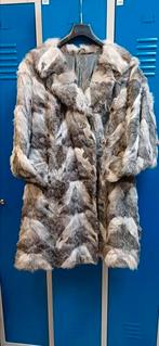 vintage dames coat  mt L, Ophalen of Verzenden, Zo goed als nieuw, Maat 38/40 (M), Grijs