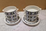 Set van 6 soepkommen met schotel. Villeroy & Boch.  Cadiz, Ophalen of Verzenden, Zo goed als nieuw, Kom(men), Overige stijlen