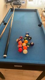 Pooltafel met accessoires, Ophalen of Verzenden, Zo goed als nieuw, Pooltafel