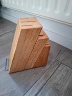 BK messenblok zo goed als nieuw, Huis en Inrichting, Ophalen, Zo goed als nieuw, Rvs of Chroom