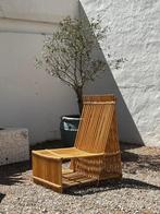Zeldzaam paar bamboe stoelen, Gebruikt, Twee, Overige kleuren, Riet of Rotan