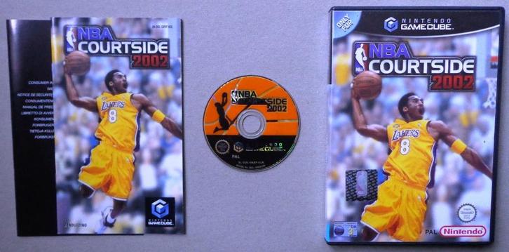 NBA Courtside 2002 voor de Nintendo GameCube Compleet, Spelcomputers en Games, Games | Nintendo GameCube, Zo goed als nieuw, Sport