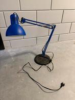 Prachtige vintage scharnier lamp met zware voet, Ophalen of Verzenden, Zo goed als nieuw, Minder dan 50 cm