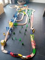 Houten treinbaan, Kinderen en Baby's, Speelgoed | Houten speelgoed, Ophalen, Zo goed als nieuw, Overige typen