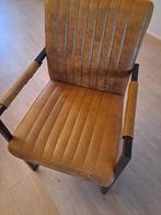 6 (of 8) eetkamerstoelen cognac industriële look, Huis en Inrichting, Stoelen, Ophalen, Overige kleuren, Zo goed als nieuw, Metaal