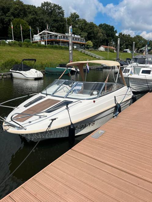 Jeanneau Cap Camarat 5.5 DC, Watersport en Boten, Speedboten, Gebruikt, 3 tot 6 meter, Benzine, 70 tot 120 pk, Polyester, Buitenboordmotor