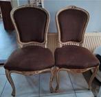 2 brocante stoelen samen 25 euro, Ophalen