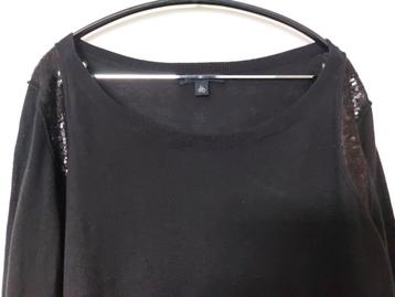 BANANA REPUBLIC, zwarte trui, maat XL beschikbaar voor biedingen