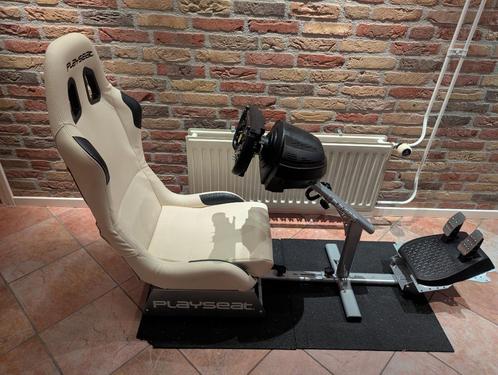 Playseat Evolution Thrustmaster T300 F1 Wheel set Racestuur, Computers en Software, Joysticks, Zo goed als nieuw, Ophalen of Verzenden
