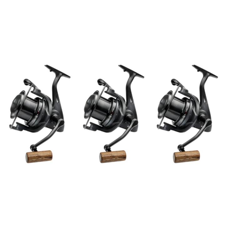 3 MOLENS 1 DEAL Sonik Vaderx Pro 10000 Big Pit Karpermolen, Watersport en Boten, Hengelsport | Karpervissen, Nieuw, Molen, Ophalen of Verzenden