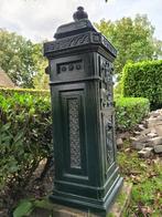 zeer zware gietijzeren groene brievenbus, Tuin en Terras, Ophalen, Gebruikt, IJzer, Staande brievenbus