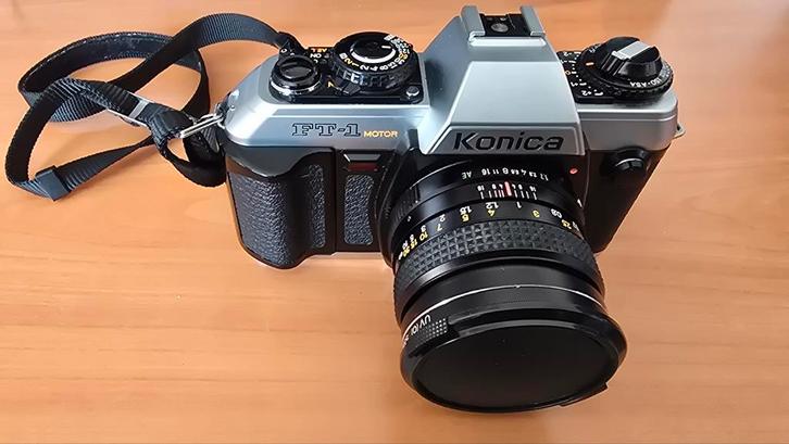 Konica FT-1 Motor Spiegelreflexcamera, Audio, Tv en Foto, Fotocamera's Analoog, Gebruikt, Spiegelreflex, Konica, Ophalen of Verzenden