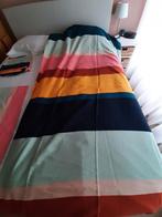 Dekbedovertrekken 2 x 1-persoons katoensatijn, Gebruikt, Verzenden, Dekbedovertrek, Overige kleuren