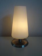 Leuke touch tafellamp met drie standen, Ophalen of Verzenden, Zo goed als nieuw, Glas, Minder dan 50 cm