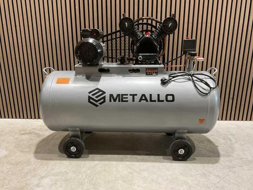 Metallo META-AC200L luchtcompressor nieuw in kist ‼️, Doe-het-zelf en Verbouw, Compressors, Nieuw, 6 tot 10 bar, 100 liter of meer