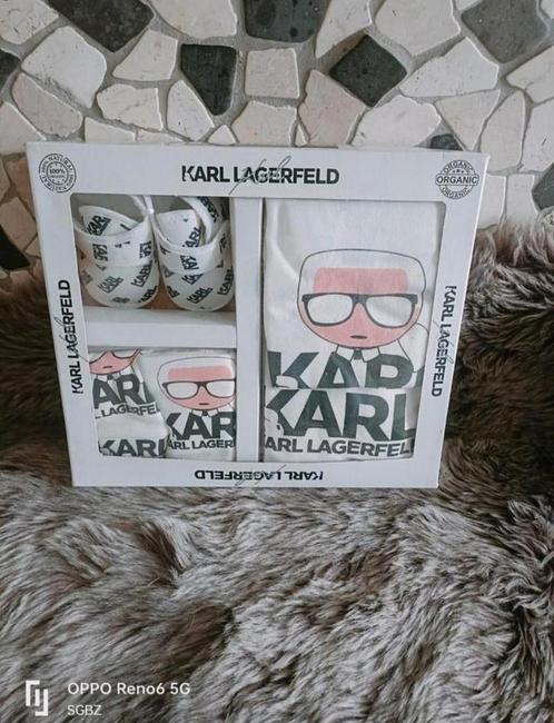 Babykleding New born karl lagerfeld
5 delig, Kinderen en Baby's, Babykleding | Baby-kledingpakketten, Ophalen of Verzenden