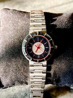 Omega Seamaster-Spider-Dynamic Dameshorloge - Vintage Quartz, Gebruikt, IJzer of Staal, Ophalen of Verzenden, Kleiner dan 17