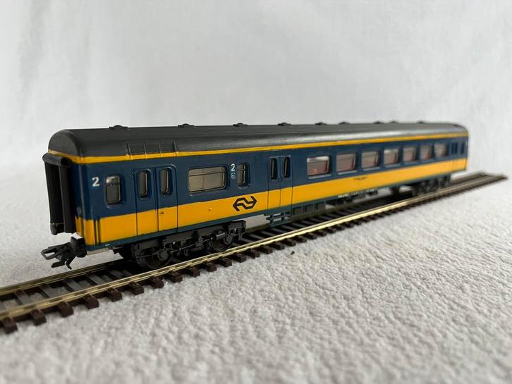 Lima 309107 NS ICR rijtuig 2e klas, Hobby en Vrije tijd, Modeltreinen | H0, Gebruikt, Wagon, Gelijkstroom, Lima, NS, Ophalen of Verzenden