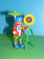 Playmobil clown met zonnebloem, Ophalen of Verzenden, Zo goed als nieuw