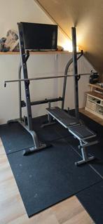 Domyos RBR530 bankdruk / squat rek, Ophalen, Gebruikt, Overige typen