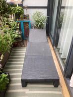 Ligbed tuin balkon, Tuin en Terras, Ligbedden, Ophalen, Zo goed als nieuw, Kunststof